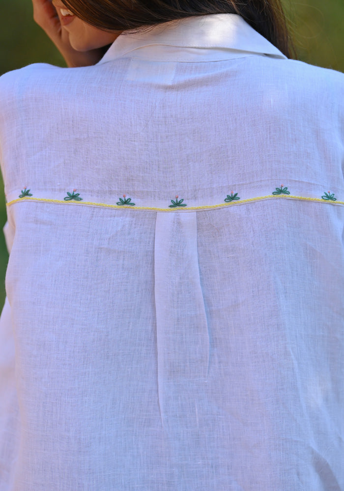 Song of Sage – Linen Overlay & Spaghetti Dress Set